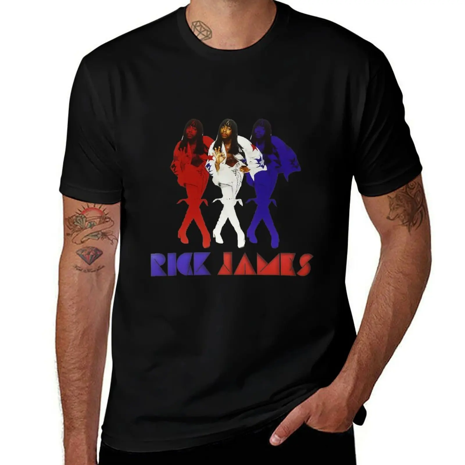 

Rick James (musician) T-Shirt graphic t shirts for man cotton t shirt pack t shirts for man slim fit T-shirt
