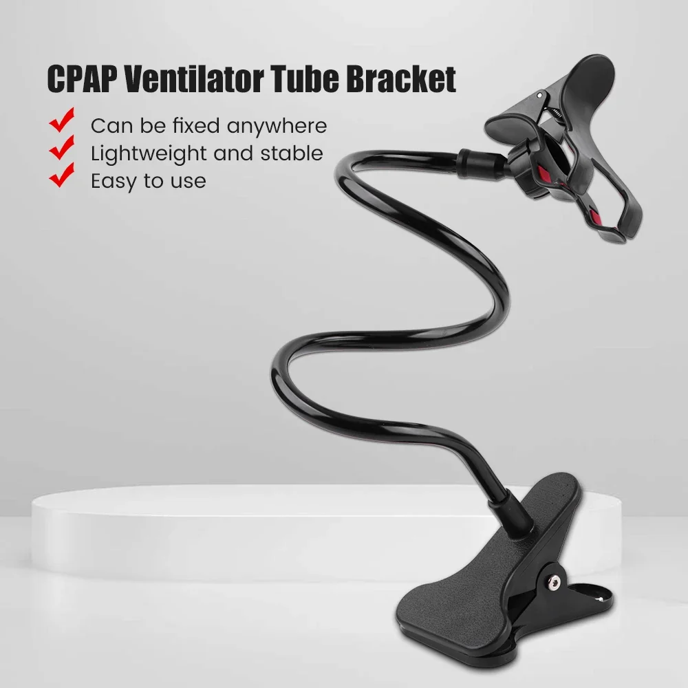 Use For CPAP Hose Adjustable Ventilator Pipe Bracket Universal CPAP Hose Holder Ventilator Support Arm Sleep Care Accessories