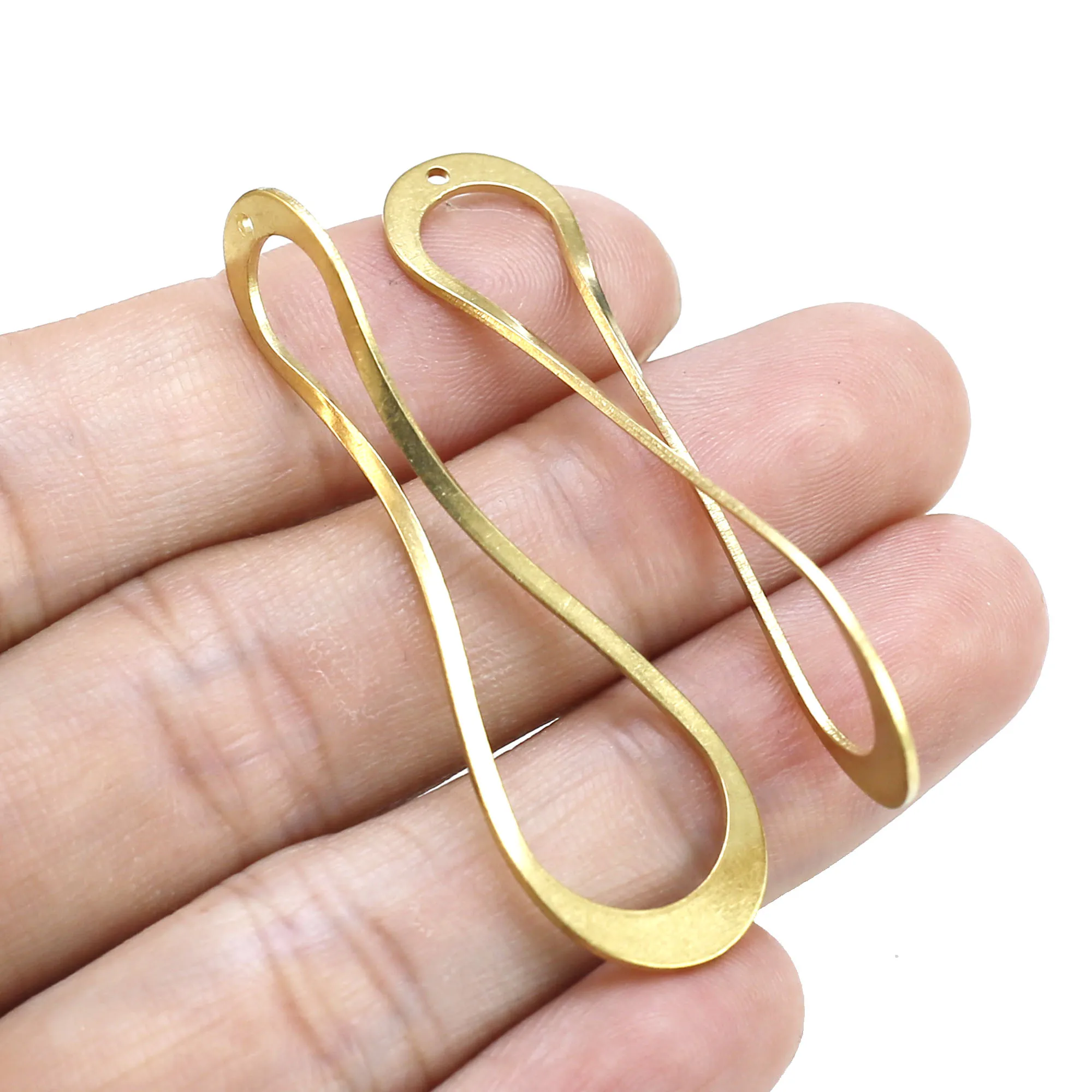 

20pcs Twsited Infinity Pendant, Earring Charms Dangle, 50.3x15.3mm, Earring Findings, Necklace Pendant, Jewelry Making R2562