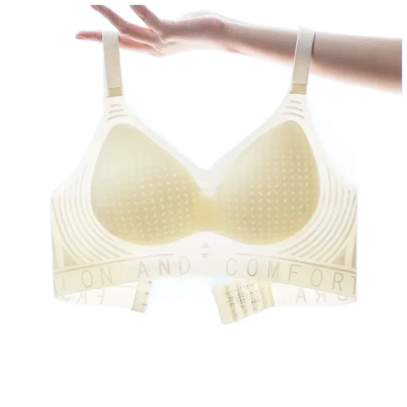 KUCLUT sexy Breathable Comfortable Women's Underwear Lightweight Gathered Anti-Sagging Side Fatigue Reduction Summer Bra