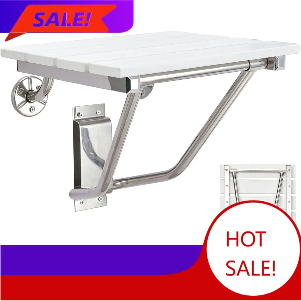 Oferta caliente: Asiento y banco de ducha plegables personalizables para montar en la pared, silla de ducha plegable, taburete de ducha plegable para interiores