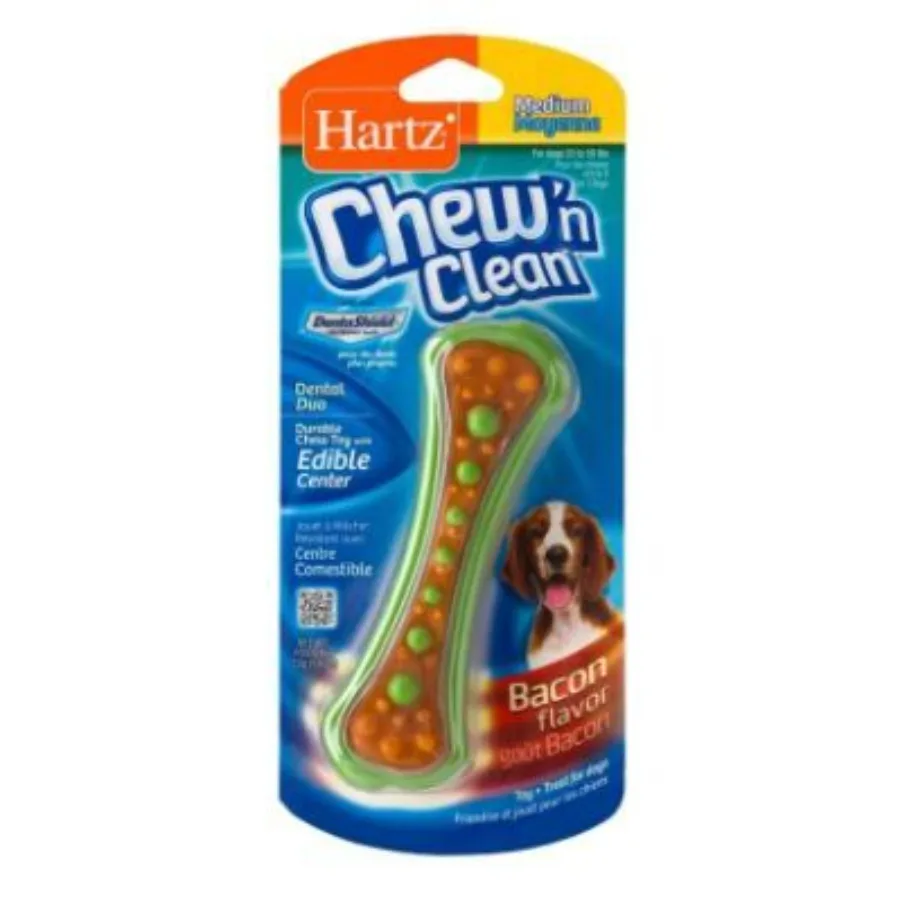 

Hartz Chew n Clean Dental Duo Dog Toy Medium Nylon Color May VaryHartz Chew n Clean Dental Duo Dog Toy Medium Nylon Color May V