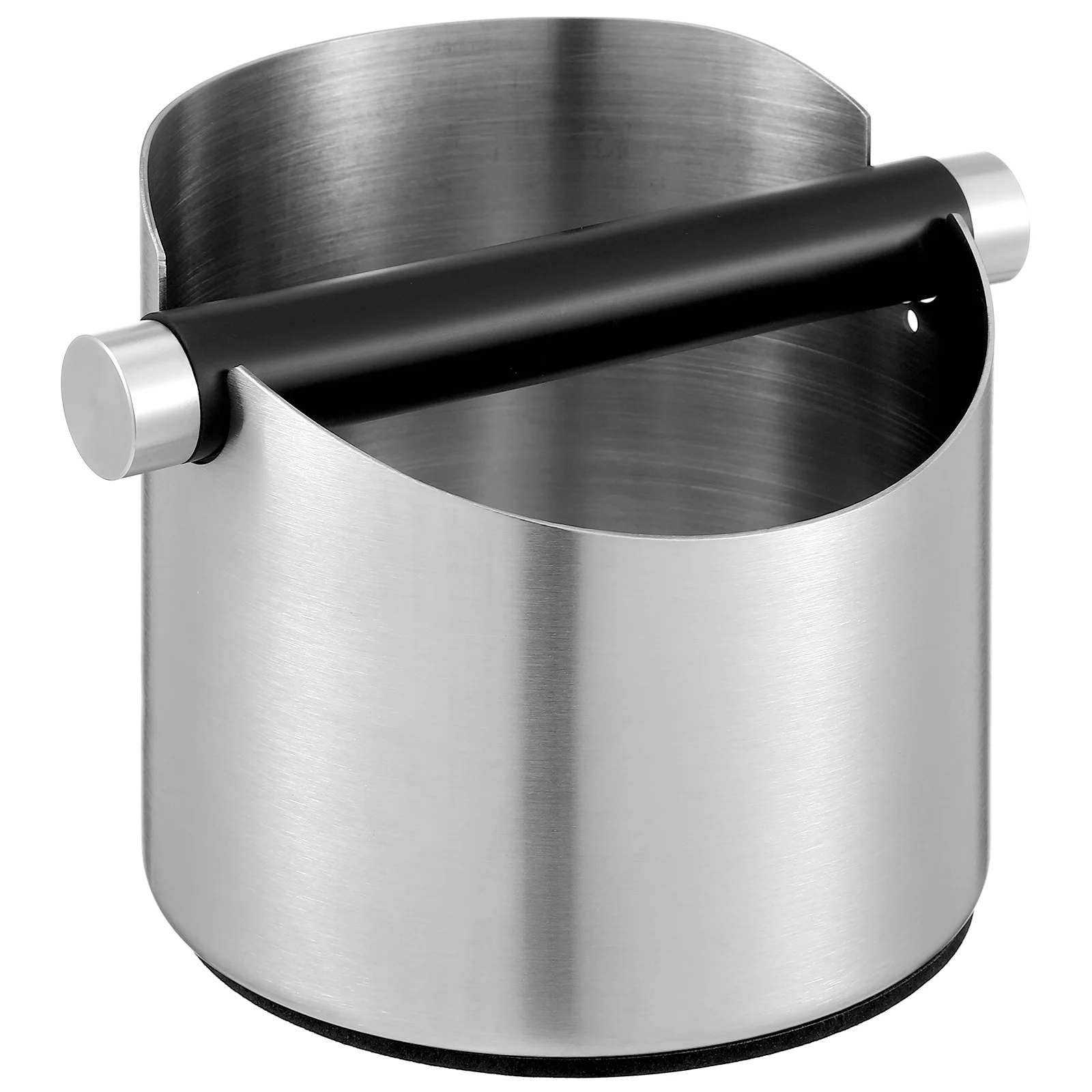 

Filter Coffee Grounds Bucket Mini Trash Can Pompe Stainless Steel Tamper Versatile