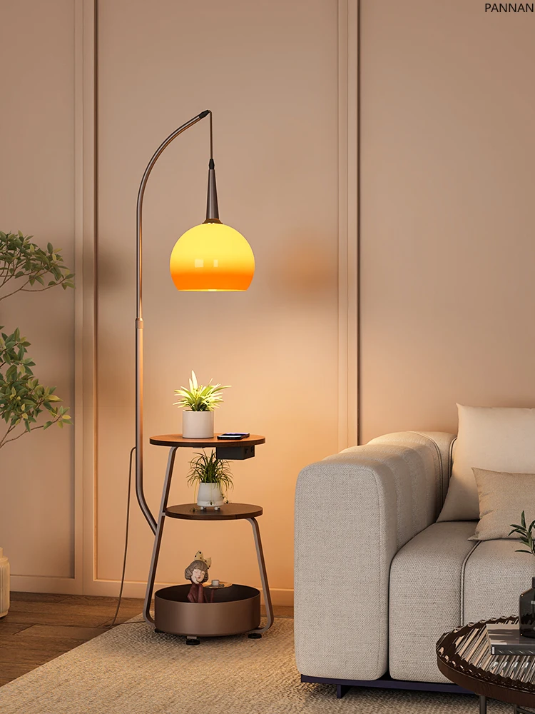 

Yuzu floor lamp antique bedroom bedside shelf living room sofa atmosphere coffee table