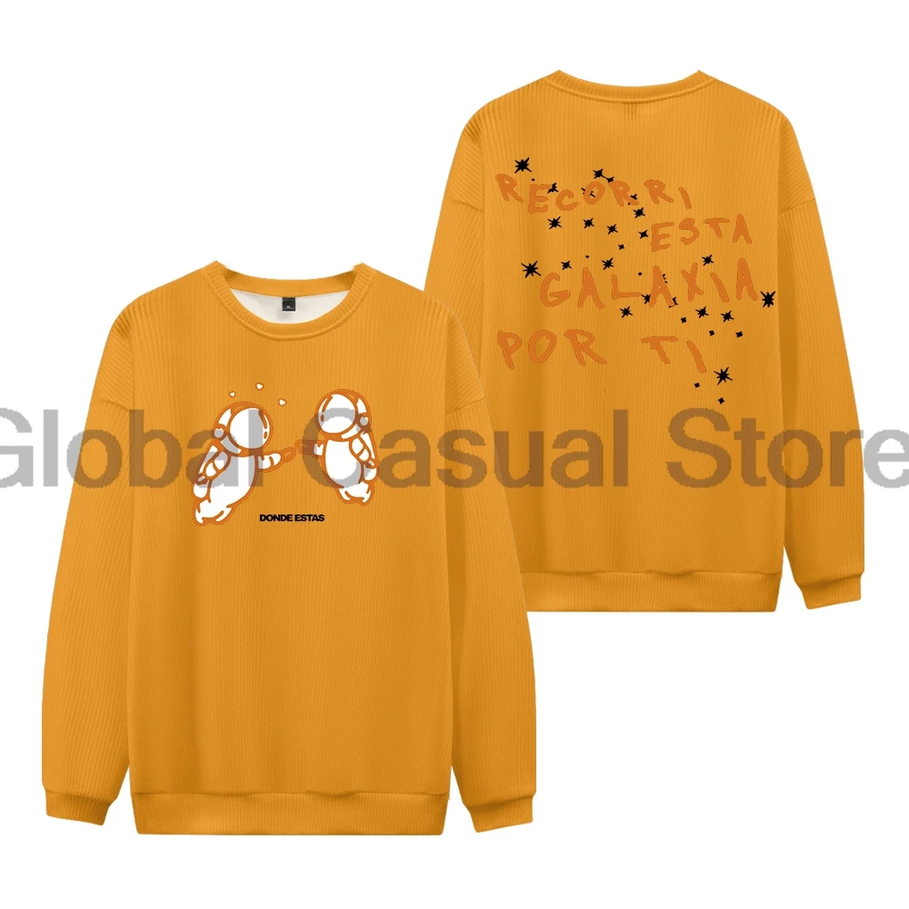 

GF Ivan Cornejo Donde Estas Merch Mirada Tour Jumpers Men's Knitted Sweater Crewneck Long Sleeve Streetwear Pullover Tops