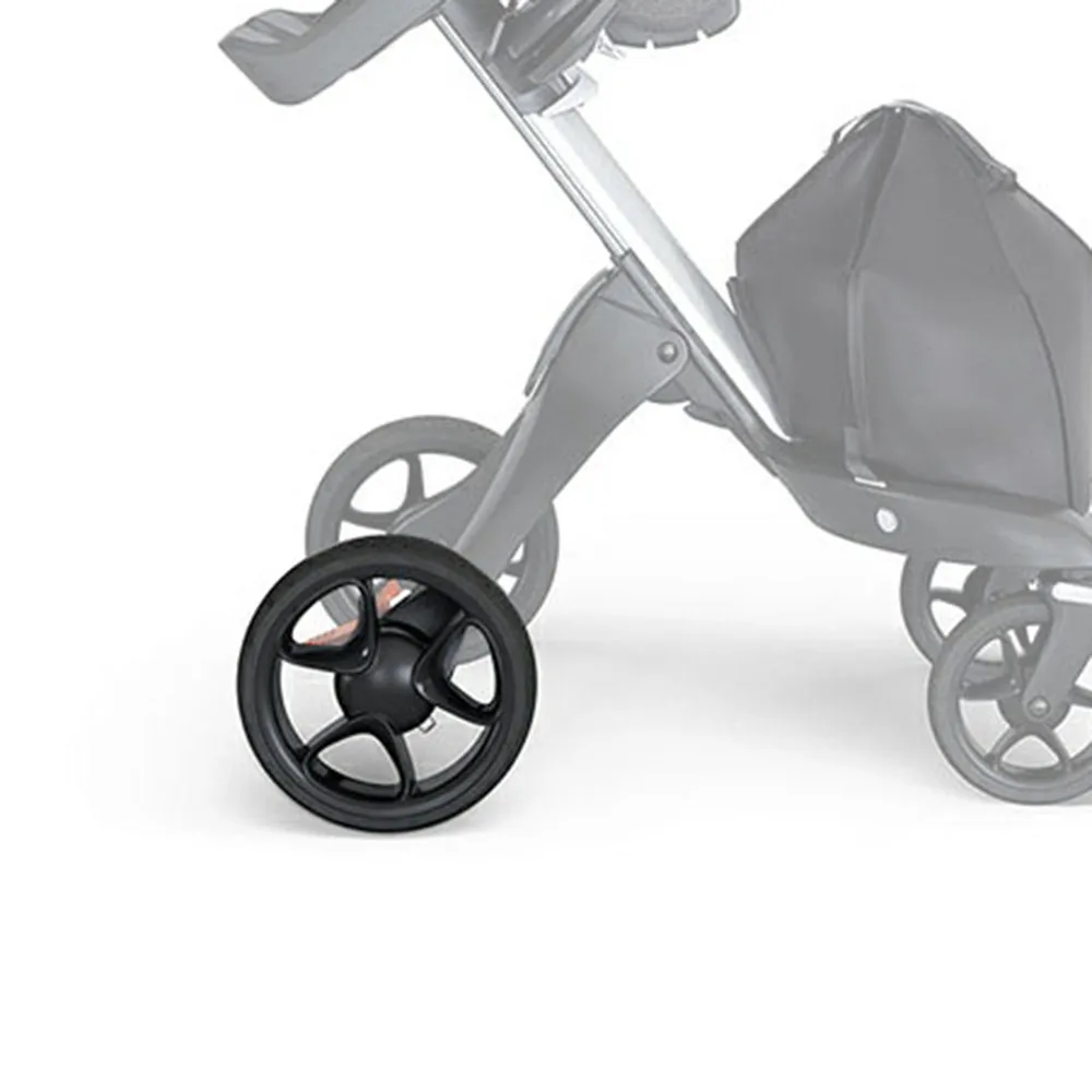 2 Type Rear Wheel Custom For Stokke Xplory V2/V3/V4/V5/V6/X Buggy Rubber Tire Or PU Tubelees Trye Cover Baby Stroller Parts