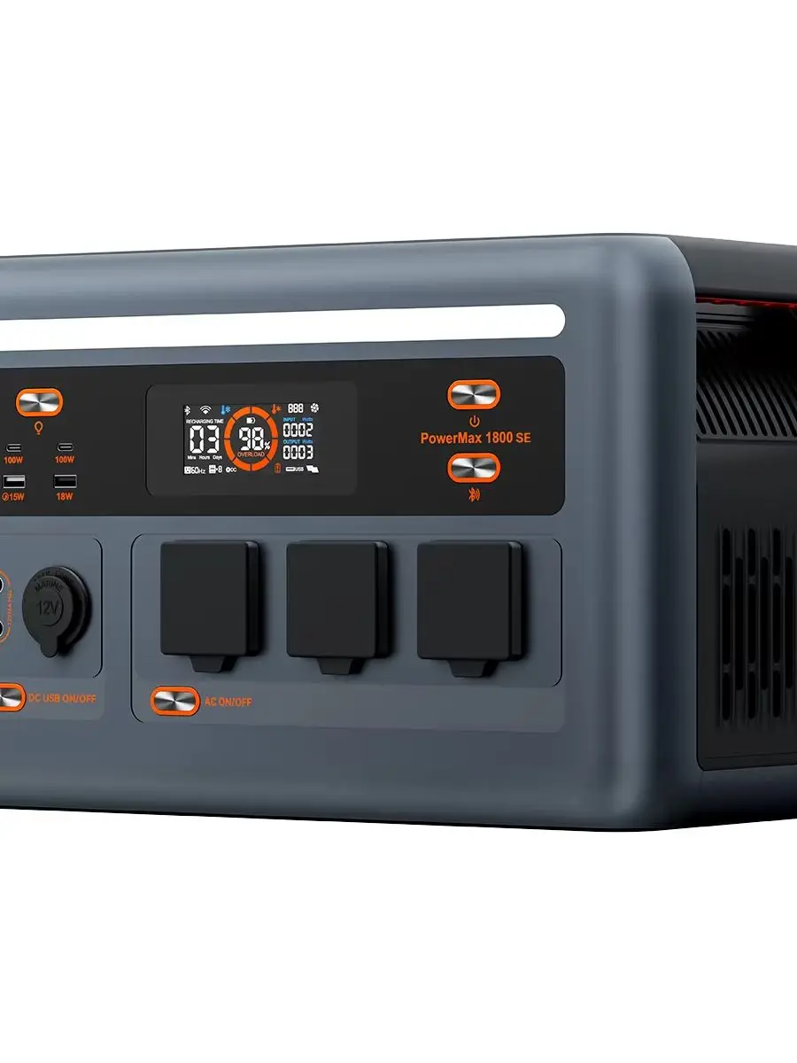 OSCAL 1800W Tragbare Powerstation 1024Wh LiFePO4-Batterie Solargenerator mit Solarpanel für Outdoor-Camping