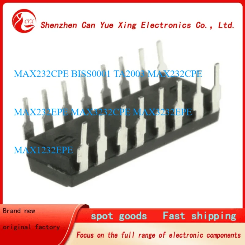 50pieces MAX232CPE BISS0001 TA2003 MAX232CPE MAX232EPE MAX3232CPE MAX3232EPE MAX1232EPE DIP-16