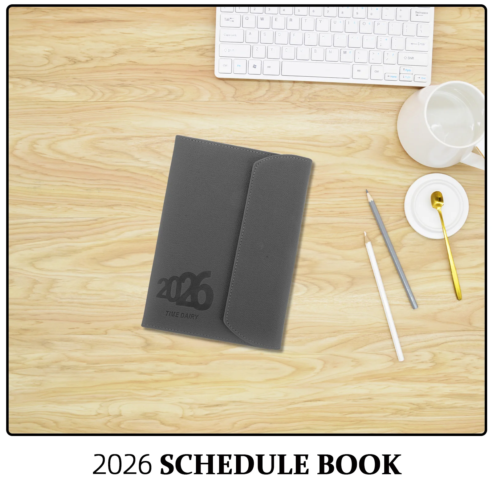 2026 دفتر مخطط يومي صفحة واحدة في اليوم كتاب موعد مع كتل زمنية كل يوم لإدارة المهام المدرسية في مكتب العمل #4