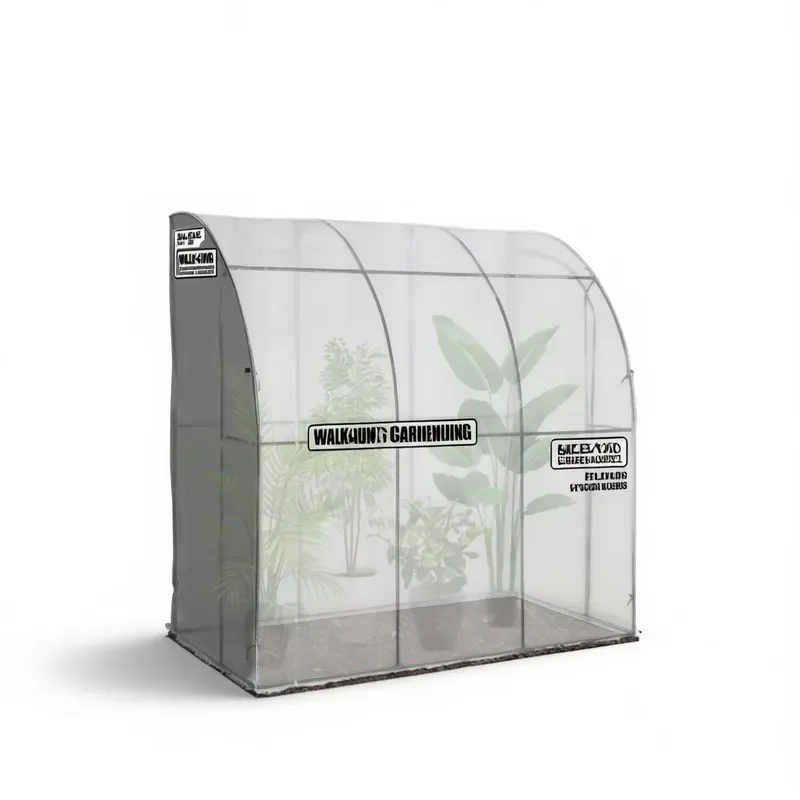 Walk4In Garden Greenhouse 6ft X 4ft X 6ft for Iron Frame PVC Cover Easily Assembled Outdoor Plant Growing