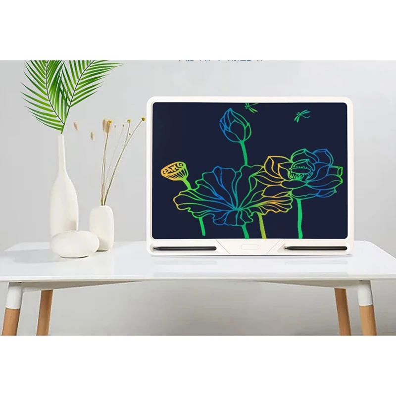 20 Inch Rechargeable LCD Electronic Drawing Board Colorful Writing Board Graffiti Handwriting Board Drawing Board