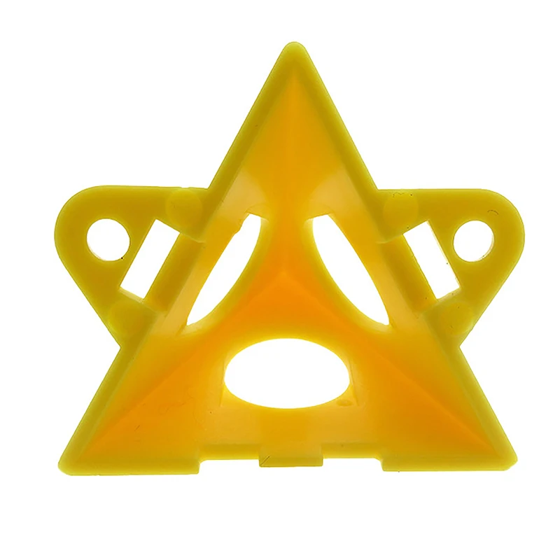 Pyramid Shaped Woodworking Bracket Yellow Plastic Tripod Artistic Drawing Board Painted Triangular Bracket