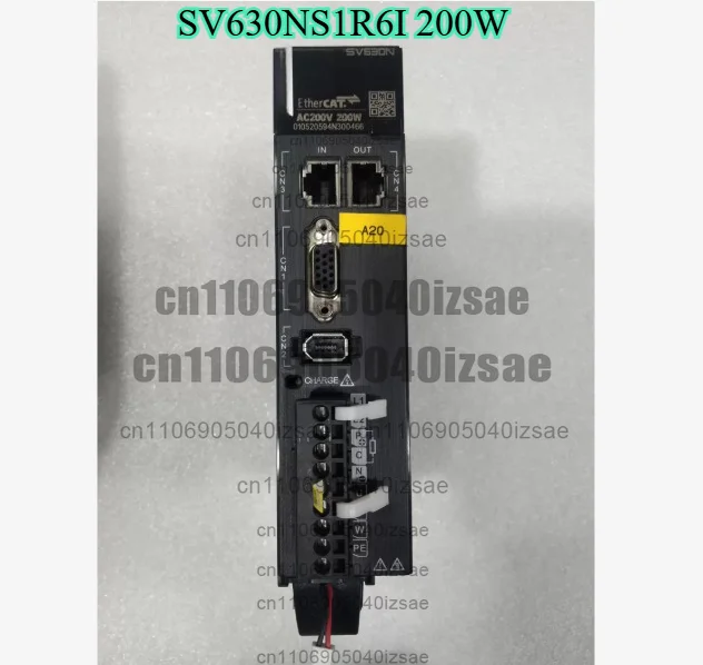 Servo driver sv630ns1r6i 200w ethercat bus type, ac200-240v actual shooting