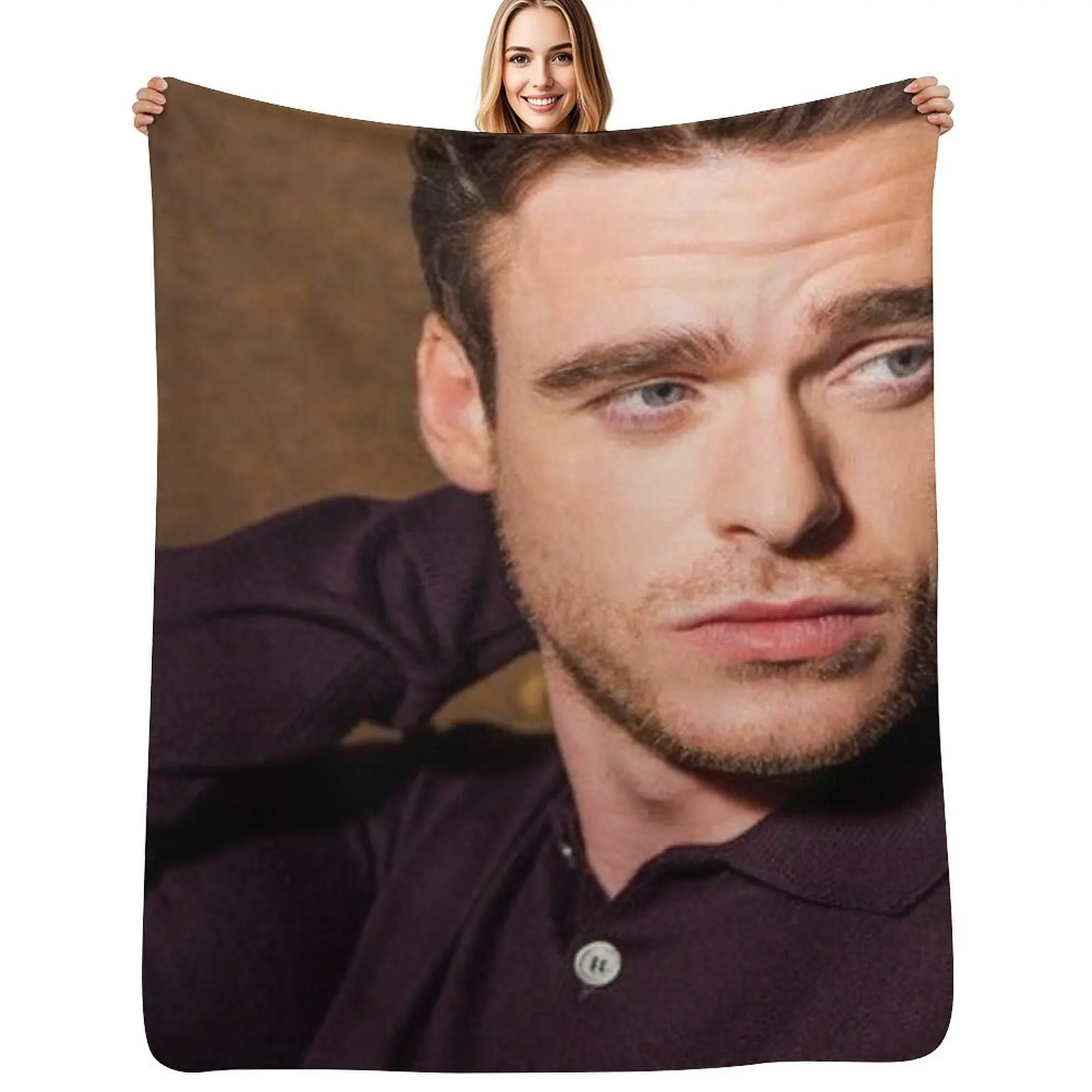 

richard madden Throw Blanket Blankets For Baby Soft Sleeping Bag Sofas Blankets