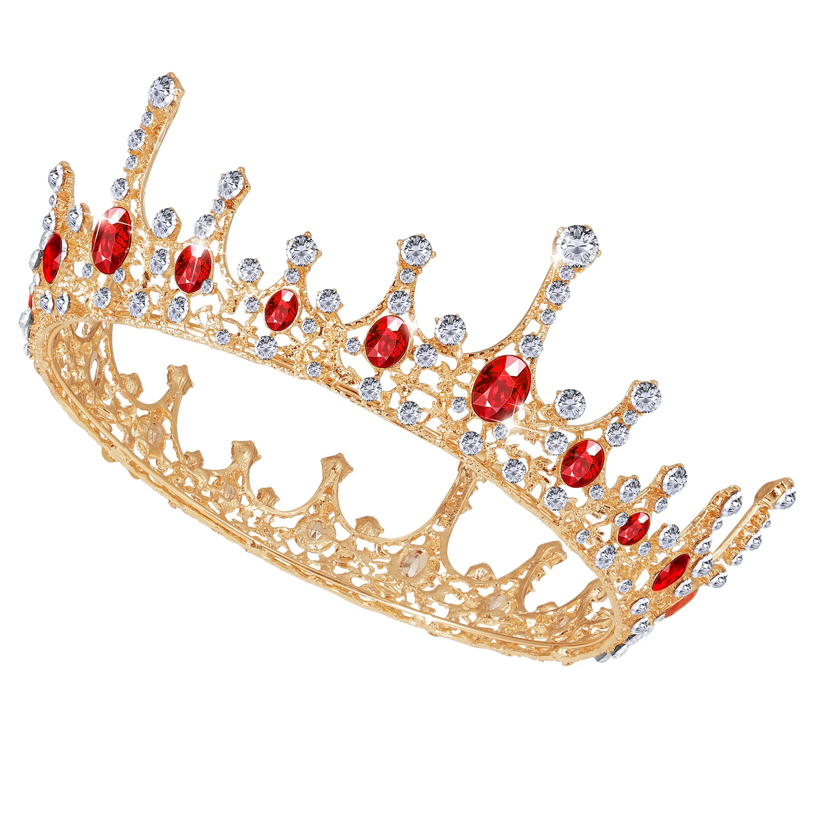 

Crown Bridal Tiara Rhinestone Headband Wedding Hair Accessories Bride Party Birthday Event Sparkling Headdress