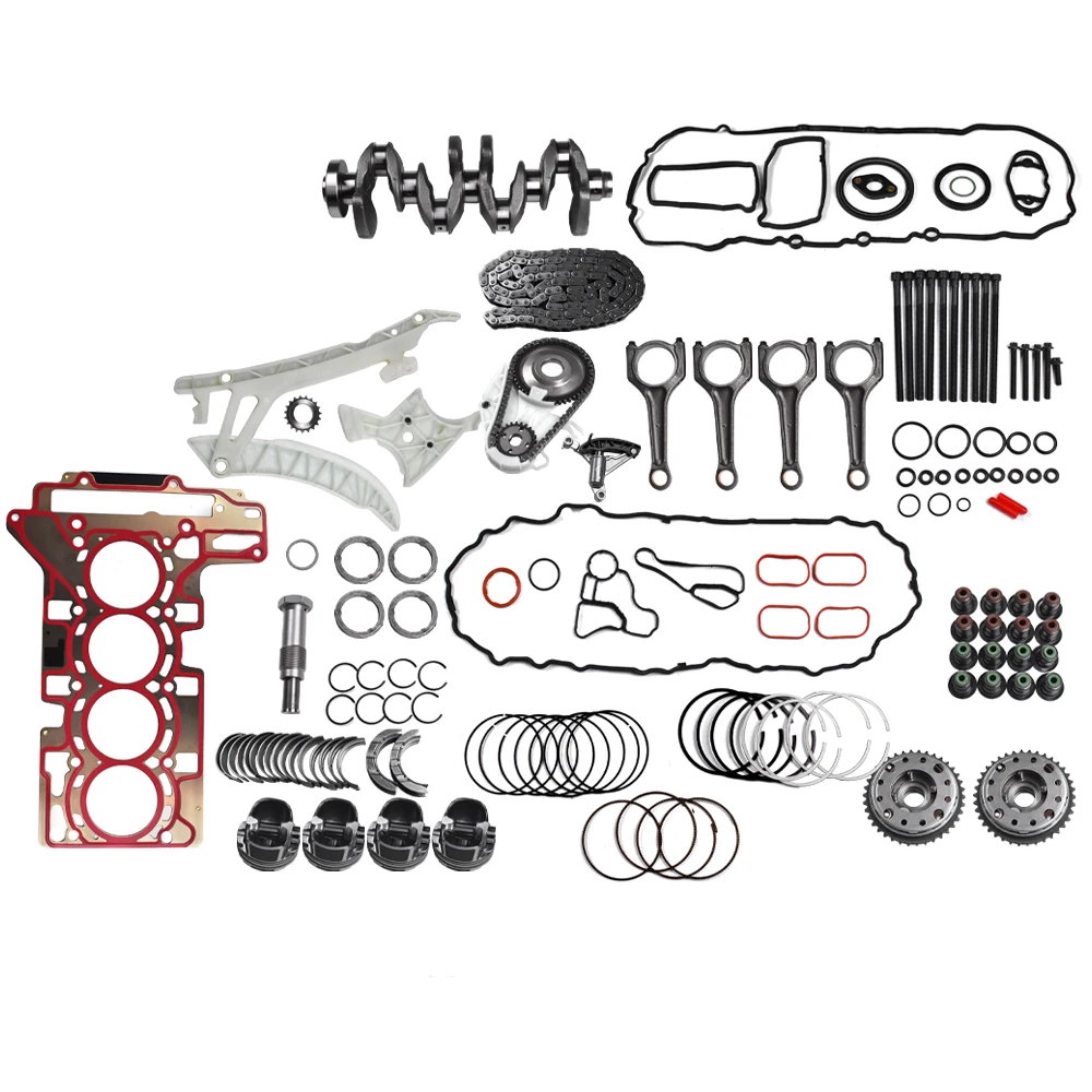 

N20B20 2.0L Engine Rebuild Piston Gasket Kits Crankshaft Con Rods For BMW 328i