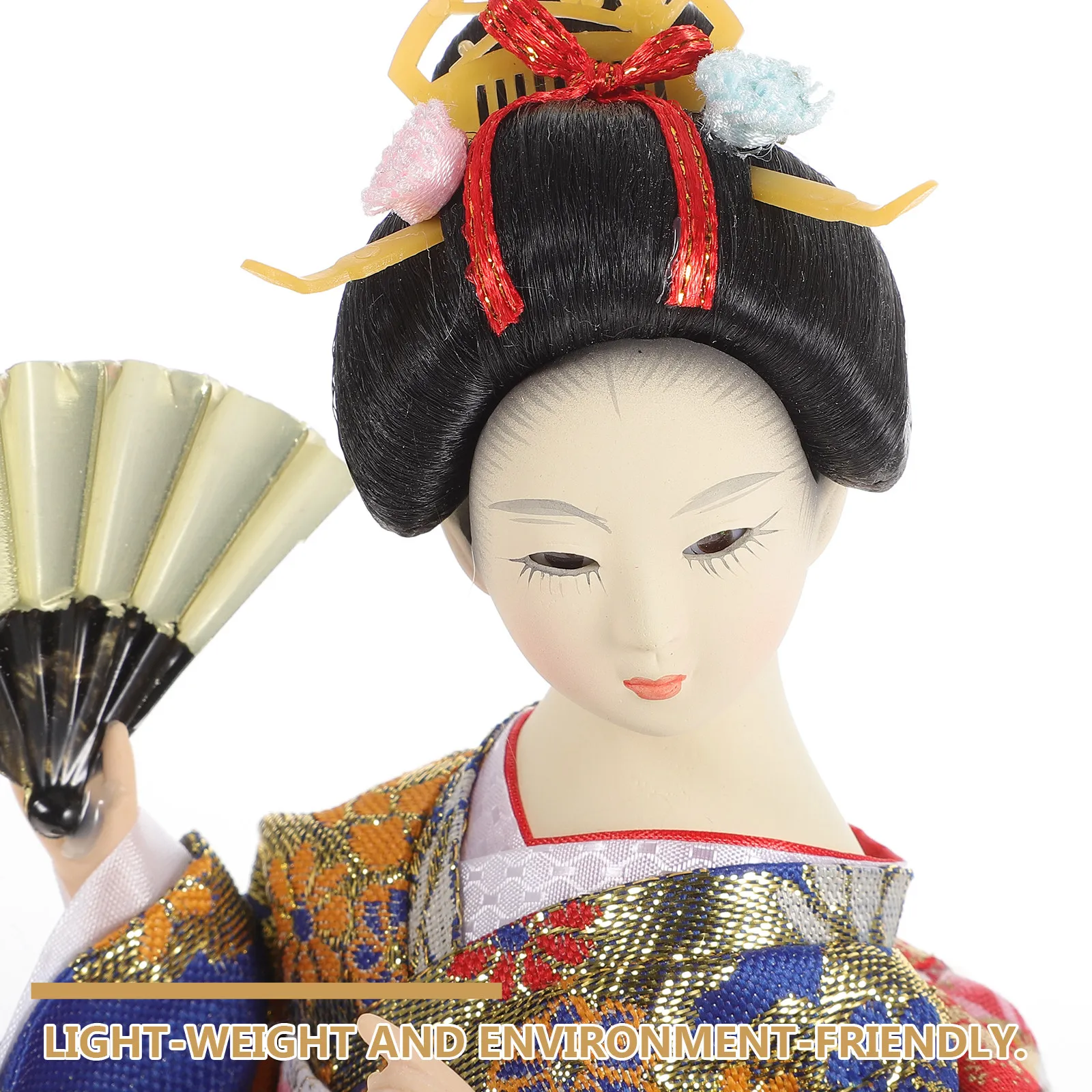1Pcs Japanese Style Geisha Kimono Ornament Eco Friendly Lightweight Humanoid Decoration Bedroom Living Room Tabletop Home Decor