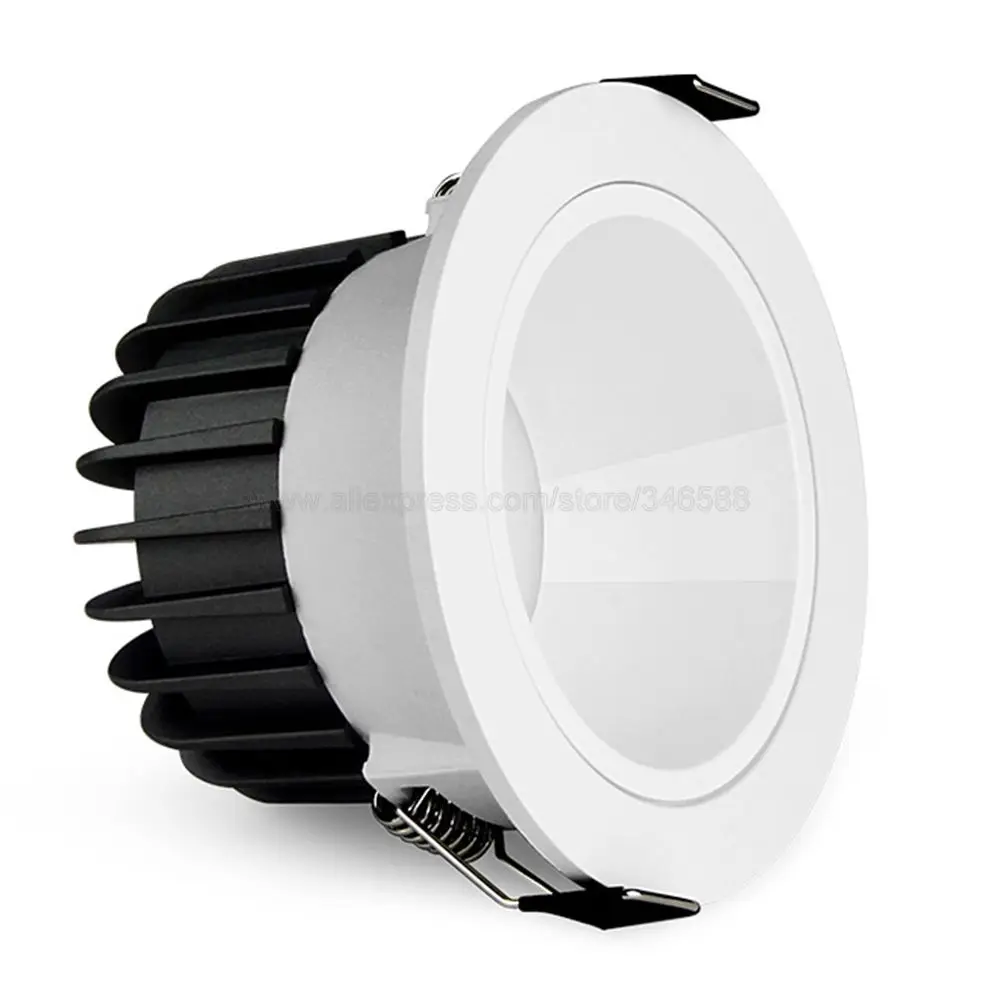 MiBoxer FUT070 6W przeciwodblaskowy RGBCCT regulowany LED typu Downlight wpuszczana lampa sufitowa AC 110V 220V 2.4G RF zdalne sterowanie aplikacją