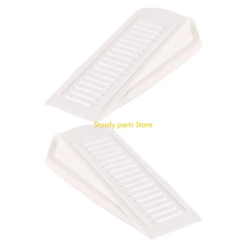 97QC 2 pcs nonslip PVC pintu baji pintu stoppers blokir pintu abadi