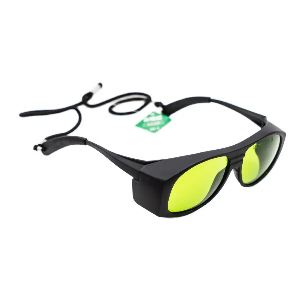 Gafas de seguridad láser Holmium con 1800-2200nm O.D 2 + y 190-400nm O.D 4 + VLT 25%