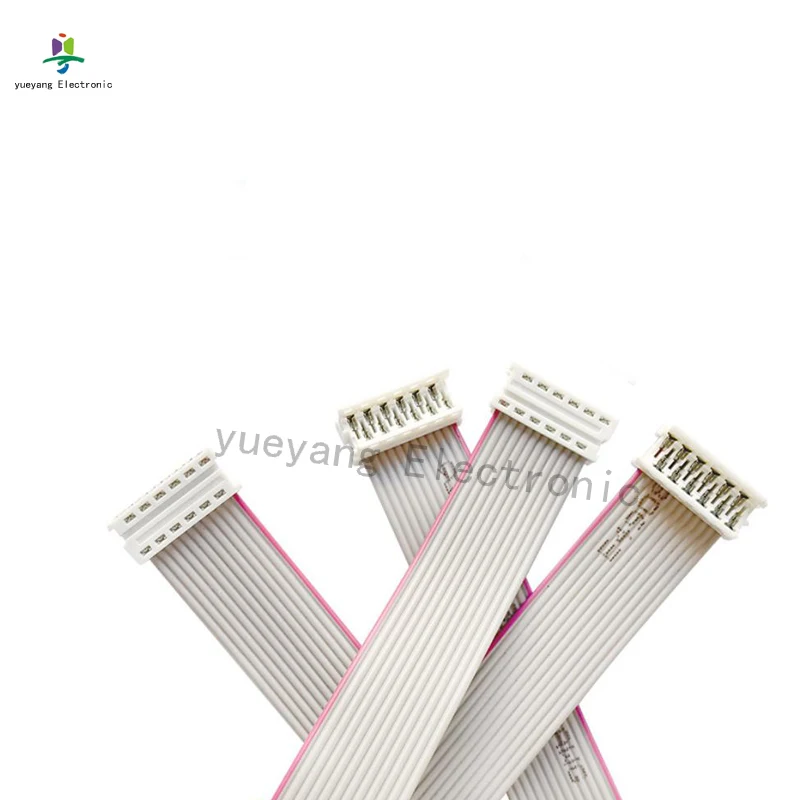 White IDC Connector Picoflex Wiring Harness Socket Flat Ribbon Cable Assembly 200mm 4P 6P 8P10P 12P 14P 16P 18P 20P 24P 26P