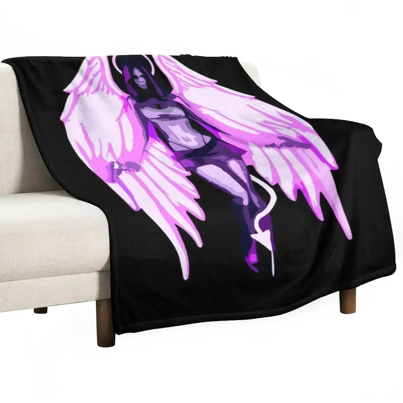 

New Saints Row Saint Throw Blanket Plaid on the sofa valentine gift ideas Blankets