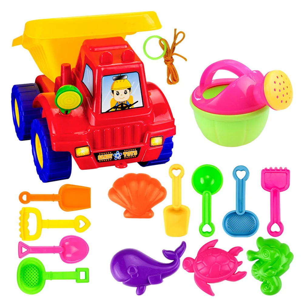 

Children's Water Toys Short Sand Kids Summer Beach for Game Accessory Modeling Kit Plastic Portable Childrens