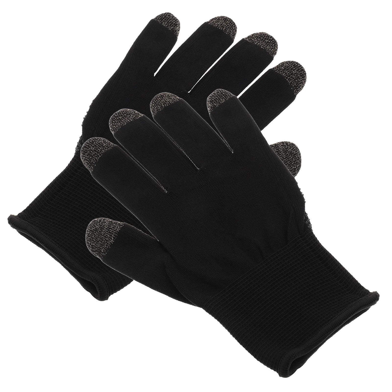

1Pair Touch Screen Game Gloves Silver Finger Sweatproof Gaming Gloves for Mobile Phone Tablet Controllers