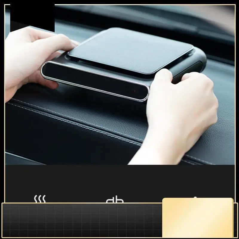 Car Air Purifier Portable Air Ionizer Solar Deodorizer Smoke PM2.5 HEPA Filter Car Negative  Deodorizer Easy To Use
