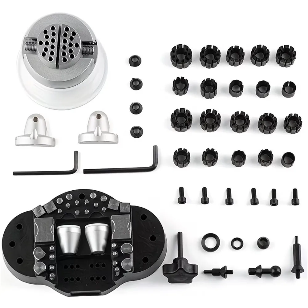 

Jewelry Equipments Mini Engraving Ball Vise Tool Block Ring Setting Tools Diamond Stone Setting With Full Attachment