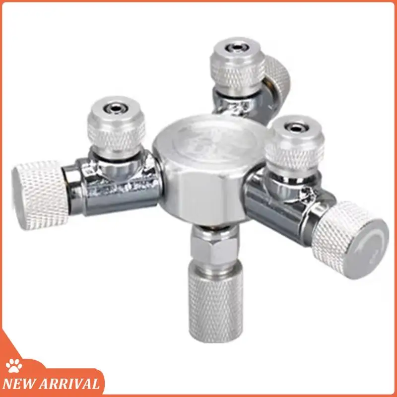 

Emption!CO2 Distributor Splitter CO2 Pressure Reducing Gauge Multi Way CO2 Distributor Splitter Needle Valve For Solenoid Regula