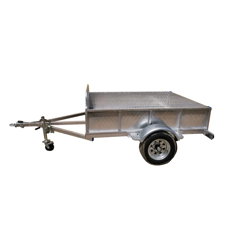 Small transportation trailer hot-dip galvanized tool cart factory pulling goods fence y