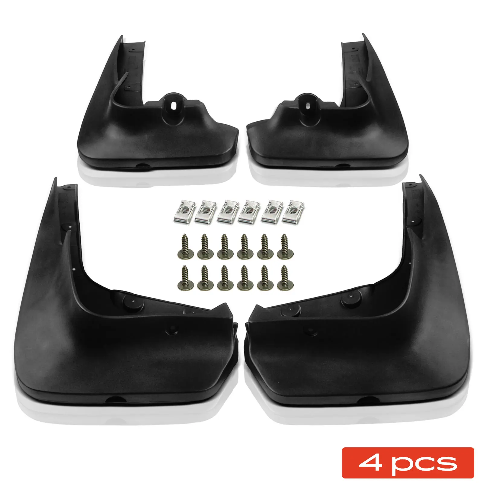 Frankberg 4x spatbord voor en achter voor BMW X6 E71 E72 2008-2014