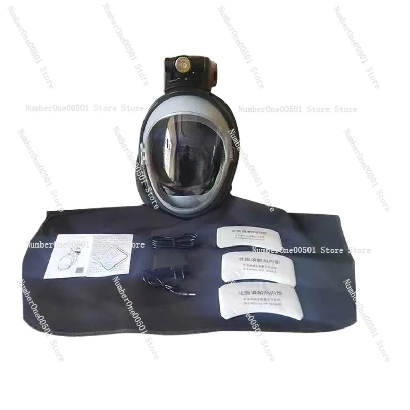 Electric Air Supply Dustproof Mask Harvest Rice Wheat Dust Protection Cap Agroindustria Sand Blast Anti-Dust