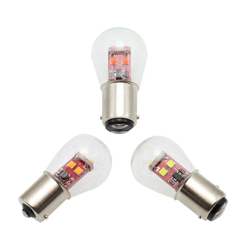 Car LED BAU15S PY21W BA15D 1157 BAY15D P21/5W LED P21W BA15S 1156 R5W R10W Turn Signal Brake Lights Bulbs Auto Lamp 12V