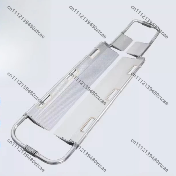 Aluminum Alloy Scoop Stretcher Foldable Detachable Emergency Rescue Stretcher for Hospital Ambulance