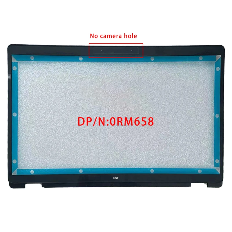 Moldura frontal com logotipo para dell latitude 5510, 5511, precisão 3550, 3551, acessórios para laptop, novo, 0rm658