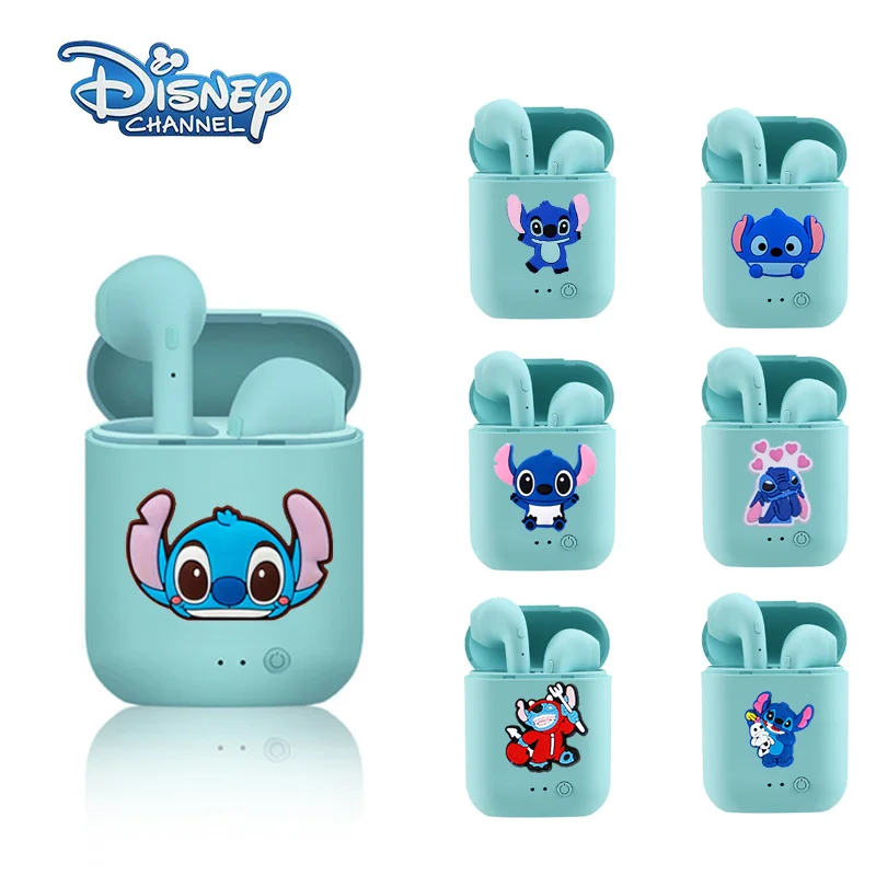 New Disney Stitzer TWS i7 Mini 2 cuffie Wireless Bluetooth 5.0 cuffie con custodia di ricarica per microfono cuffie vivavoce