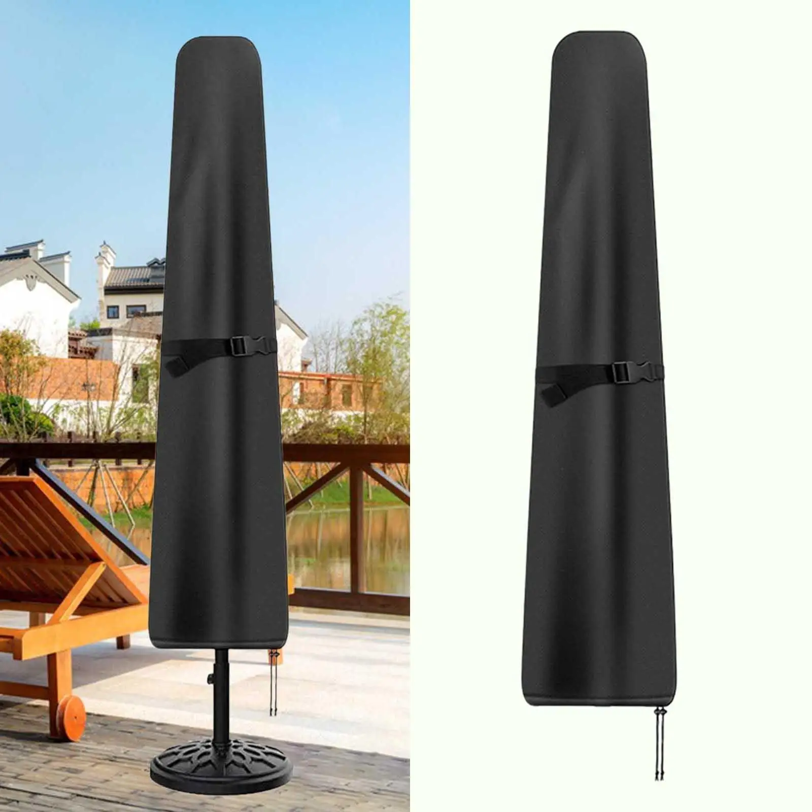 

Patio Umbrella Cover Multifunctional Weather Resistant Parasol Rain Covers