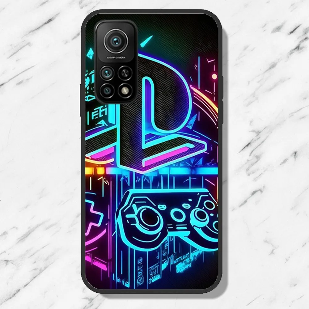 Fashion P-PlayStation Phone Case FOR Samsung Galaxy A10 A11 A12 A20 A32 A50 A53 A70 A73 A80 Black Shell