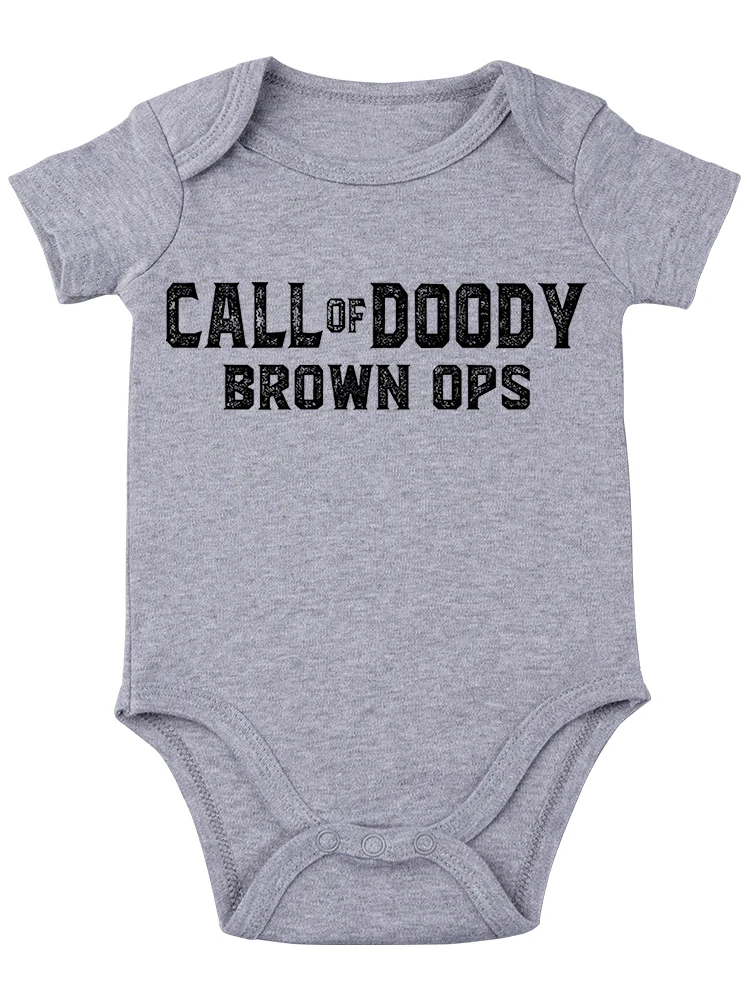 Call Of Doody Brown Ops Funny Baby onesie Baby Essentials BabyBodysuit Baby Outfit