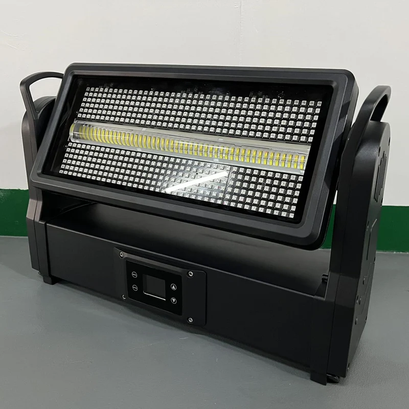 

Светодиодный прожектор IP65 DMX 1000 Вт, полноцветный RGB, вращающаяся голова, стробоскоп для баров, дискотек, клубов, сценического освещения