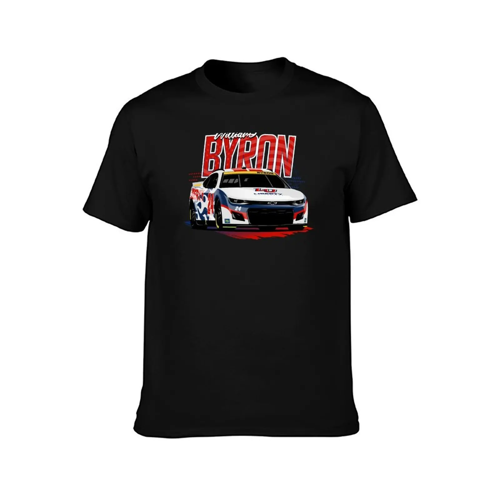 William Byron 2022 Nascar Playoffs T-Shirt, Summer Casual Cotton Tee, Oversized Streetwear Tops, Vintage Graphic Print