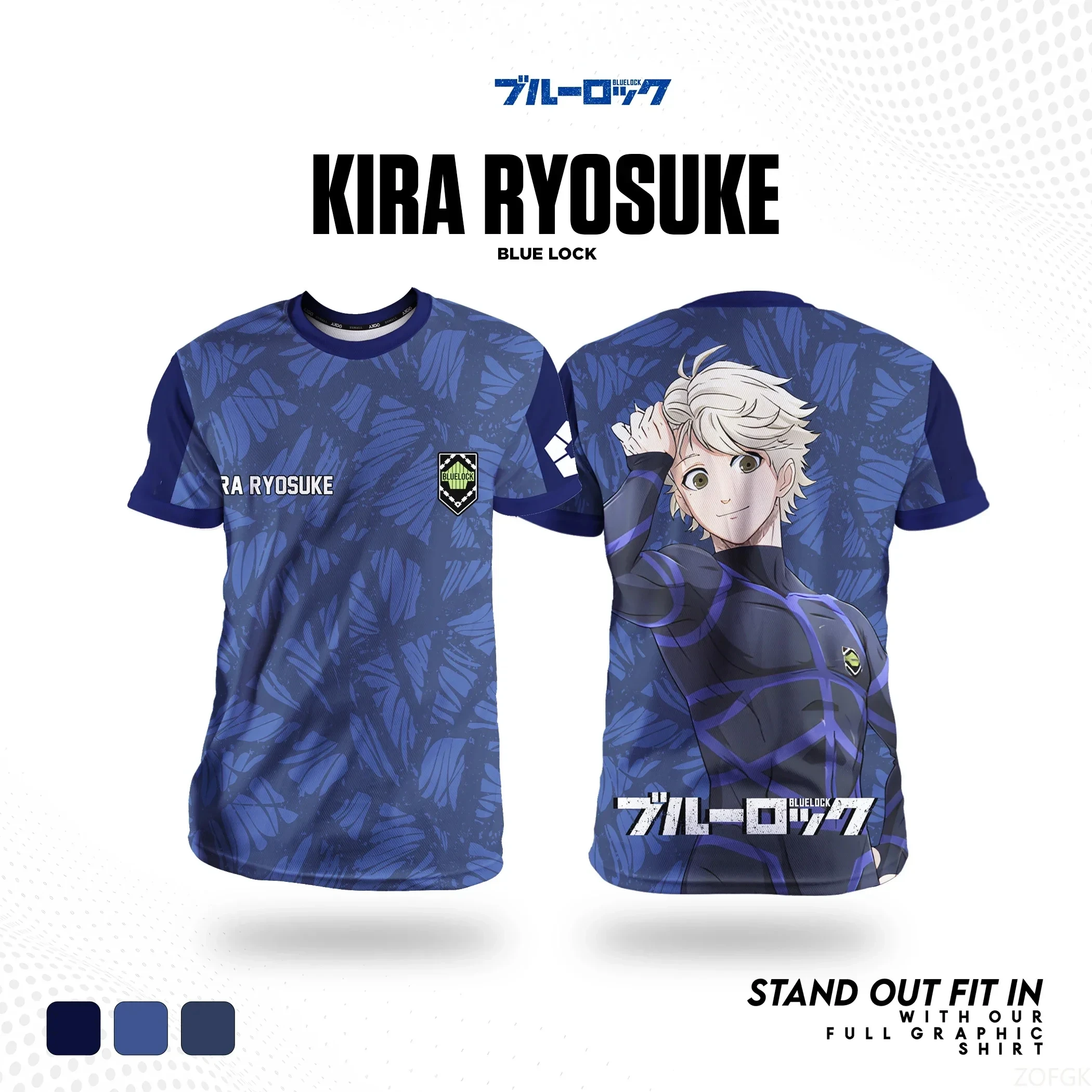 

Blue Lock Japanese Anime Jersey Football Uniform No.11 Isagi Yoichi Cosplay T Shirts Men Women Casual Quick-drying Sports Tees