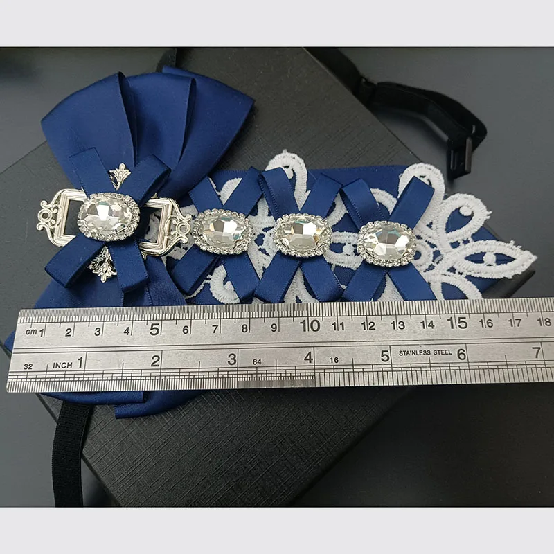 Kép 6: Eredeti handmade Meghajlás Kapcsolat retro Brit Koreai men's Teendő Áldomás báli Angol kosztüm Ing accessor Csillogás high-end Csőbilincs virágos