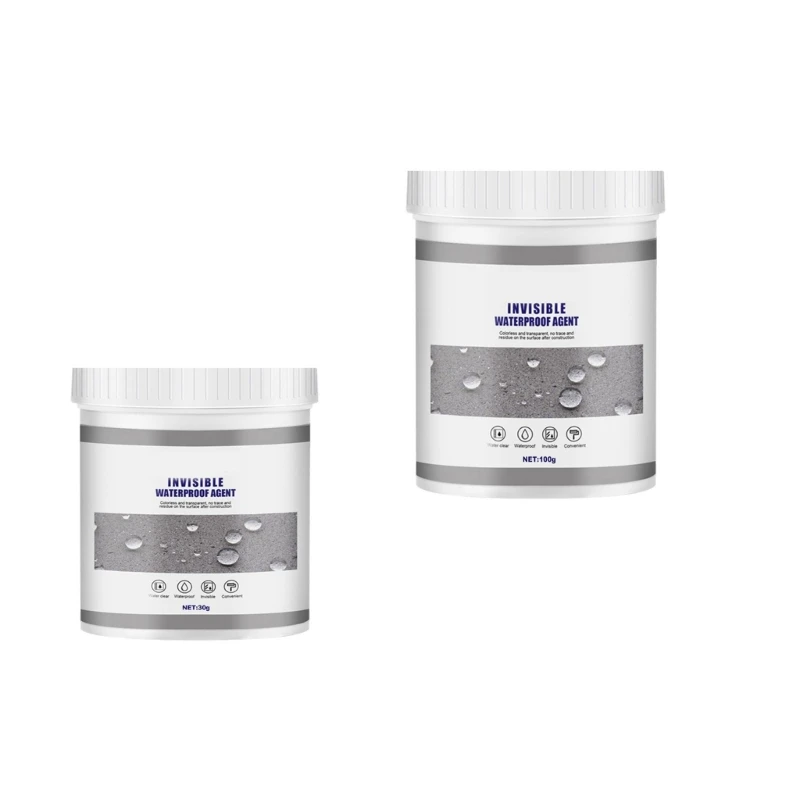 2x/Bộ Chống Thấm Nước Trong Suốt Chất Phủ Chống Thấm Cho Ngói Bê Tông