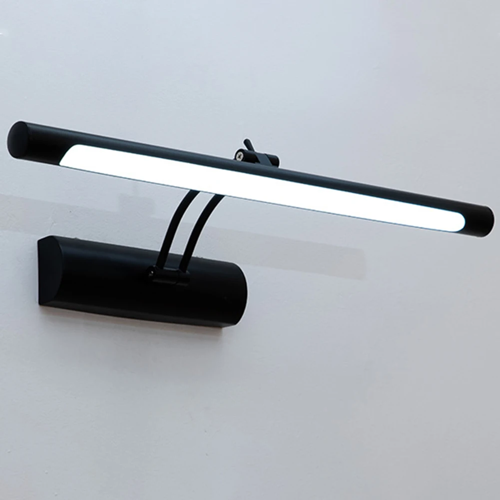 Nowoczesne oświetlenie łazienkowe 8W LED Vanity Light Bar 17.7inch Ściemnialne oprawy łazienkowe nad lustrem Regulowana lampa ścienna