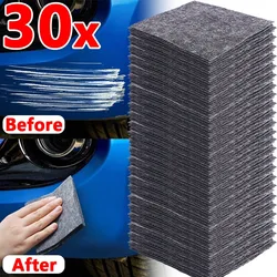 30/1pcs Magic Nano Sparkle Cloth Car Scratch Remover Surface Easily Repair Cloths Auto Care Scuffs Cleaner Dust Removal Tools