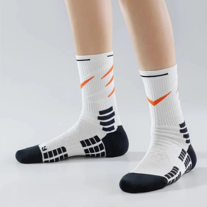 Elite Sportsocken für Herren und Damen, Stoßdämpfung, Basketball, Radfahren, Marathon, Laufen, Handtücher, Sohle, geruchsdicht, schweißabsorbierend – Detail 12