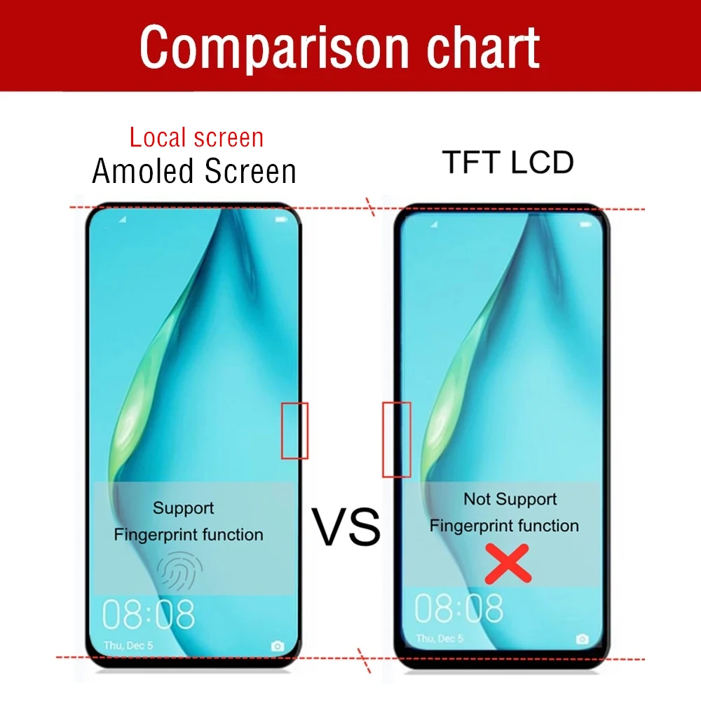 TFT A73 5G Display Screen Replacement for Samsung Galaxy A73 5G A736 A736B A736B/DS Lcd Display Digital Touch Screen with Frame